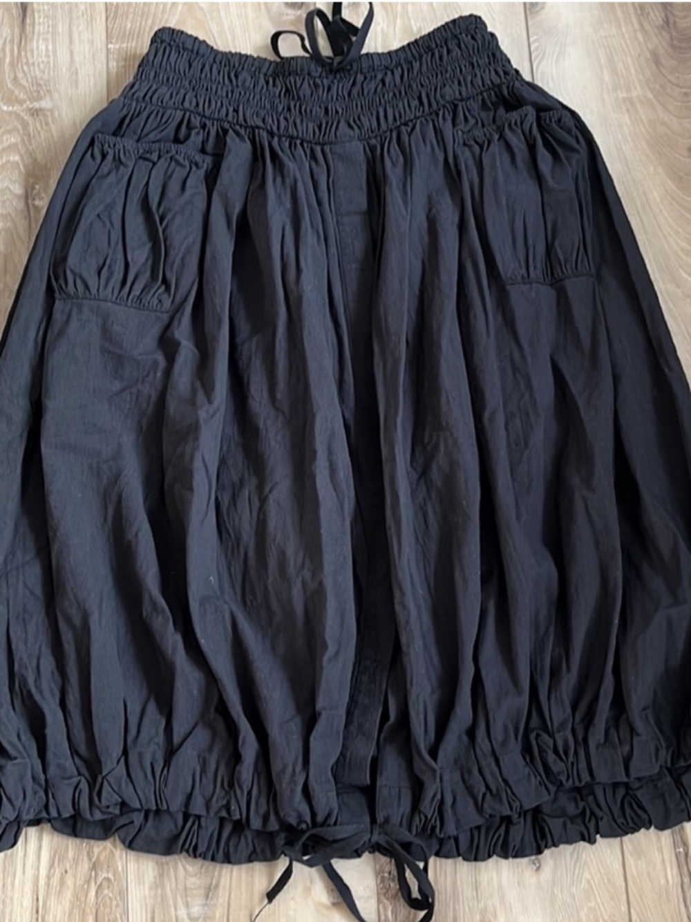 Free People Black Midi Skirt GUC - Picture 3 of 7